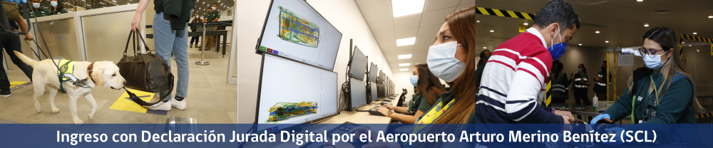 Ingreso con Declaración Jurada Digital por Aeropuerto Internacional Arturo Merino Benítez (SCL)