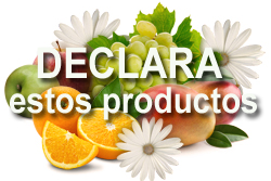 ingreso a Chile - Productos de origen vegetal