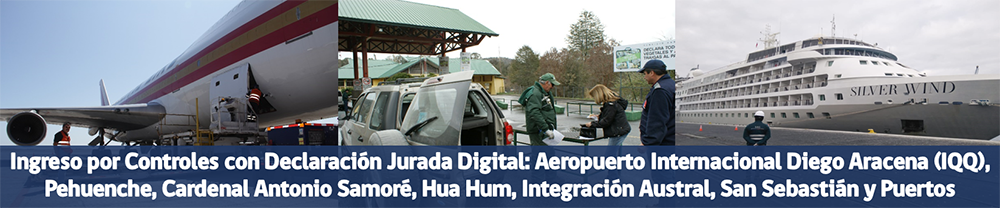 Ingreso por Controles con Declaración Jurada Digital