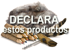 Ingreso a Chile - Artesanías, insectarios, productos exóticos y otros
