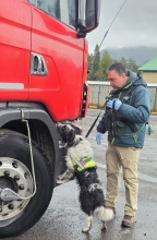 Brigada Canina del SAG intercepta más de 13 kg de productos de riesgo ocultos en camión procedente de Brasil
